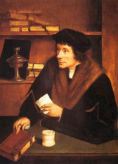 Quentin Matsys Portrait of Pieter Gillis oil painting picture